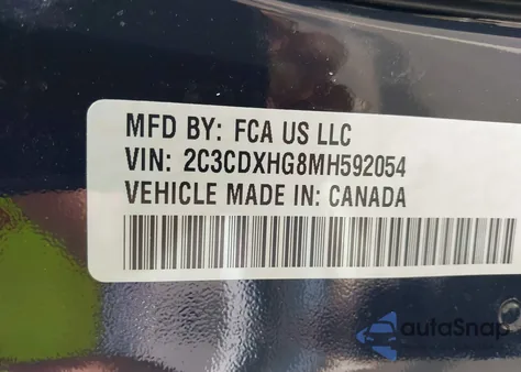 2021 Dodge Charger Gt Rwd from USA, damaged, VIN 2C3CDXHG8MH592054